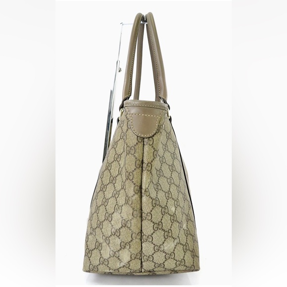 Gucci Brown Monogram Tote - Picture 3 of 14